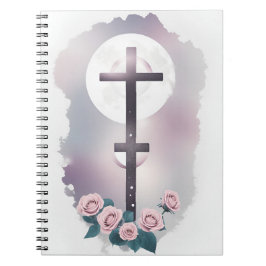 Cuaderno cross tattoo flower 29 ノートブック