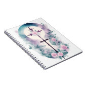 Cuaderno cross tattoo flower 33 ノートブック (右側)