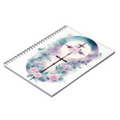 Cuaderno cross tattoo flower 33 ノートブック (左側)