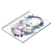 Cuaderno cross tattoo flower 34 ノートブック (左側)