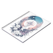Cuaderno cross tattoo flower 35 ノートブック (左側)