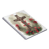Cuaderno cross tattoo flower 36 ノートブック (右側)