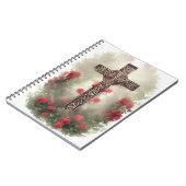Cuaderno cross tattoo flower 36 ノートブック (左側)
