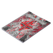 Cuaderno cross tattoo flower 37 ノートブック (左側)