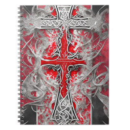Cuaderno cross tattoo flower 37 ノートブック