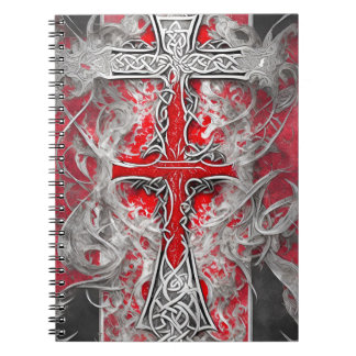 Cuaderno cross tattoo flower 37 ノートブック