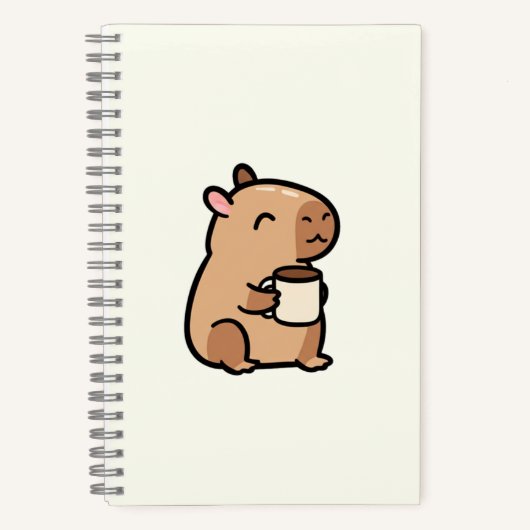 Cuaderno Cuadecadado Capybaraとマググリッド ノートブック (正面)