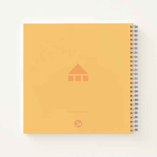 Cuaderno cuadrado ciudad ノートブック (裏面)