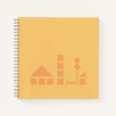 Cuaderno cuadrado ciudad ノートブック (正面)