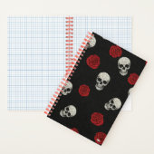 Cuaderno Cuadriculado Skulls and Roses Gridded ノートブック (内側)