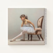 Cuaderno cuandrado con dibujos de bailarinas ノートブック (裏面)