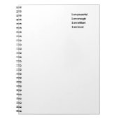 Cuaderno de amor propio ノートブック (正面)