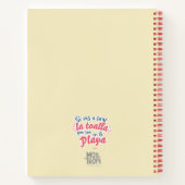 Cuaderno de espiral│Si vas a tirar la toalla ノートブック (裏面)