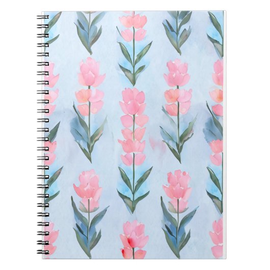 Cuaderno de fotografía floral de tulipanes ノートブック (正面)