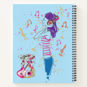 Cuaderno de Música ノートブック (裏面)