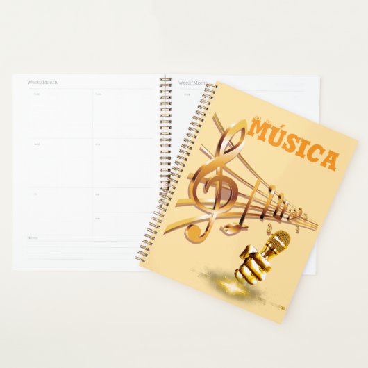 Cuaderno de Música プランナー手帳 (ディスプレー)
