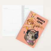 Cuaderno de música cute anime gato プランナー手帳 (ディスプレー)