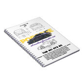 Cuaderno diseño Plantilla porsche  ノートブック (右側)