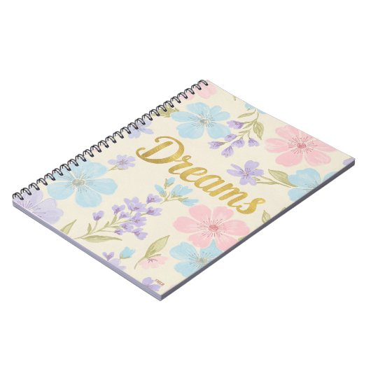 Cuaderno Dreams Floral Pattern ノートブック (左側)