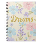 Cuaderno Dreams Floral Pattern ノートブック (正面)