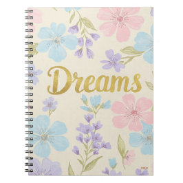 Cuaderno Dreams Floral Pattern ノートブック