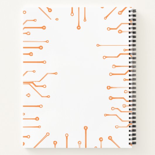 Cuaderno Electronic Chip Orange ノートブック (裏面)