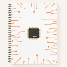 Cuaderno Electronic Chip Orange ノートブック