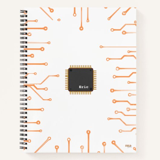 Cuaderno Electronic Chip Orange ノートブック (正面)