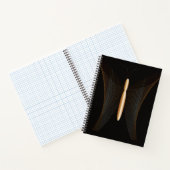 Cuaderno elegante con mariposa dorada minimalista ノートブック (内部)