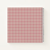 Cuaderno espiral con diseño de lindo gatito siamés ノートブック (裏面)