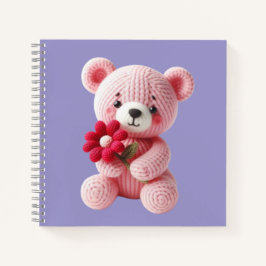 Cuaderno espiral con diseño de lindo osito ノートブック