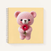 Cuaderno espiral con diseño de lindo osito ノートブック (正面)