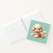 Cuaderno espiral con diseño de lindo perrito ノートブック (内部)