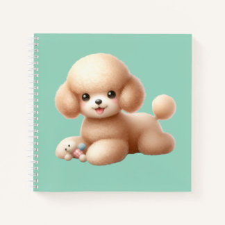 Cuaderno espiral con diseño de lindo perrito ノートブック