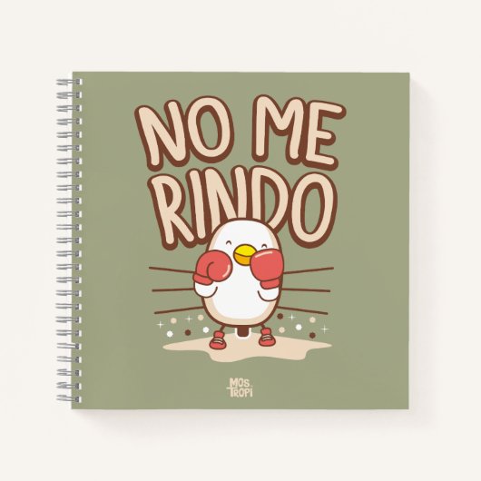 Cuaderno espiral│No me rindo ノートブック (正面)