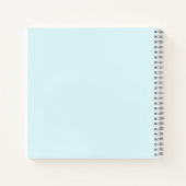 Cuaderno espiral unicornio kawaii ノートブック (裏面)