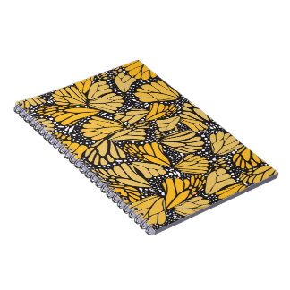 Cuaderno estampado mariposa monarca ノートブック