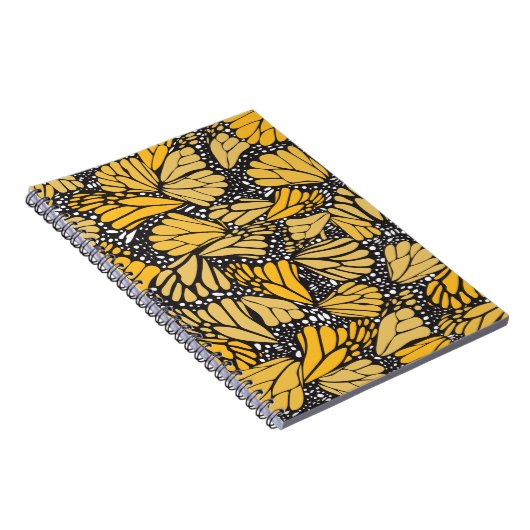 Cuaderno estampado mariposa monarca ノートブック (右側)