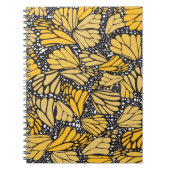 Cuaderno estampado mariposa monarca ノートブック (正面)