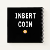 Cuaderno Game Over Retry Insert Coin ノートブック (裏面)