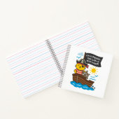Cuaderno gato pirata – Diseño kawaii ノートブック (内部)