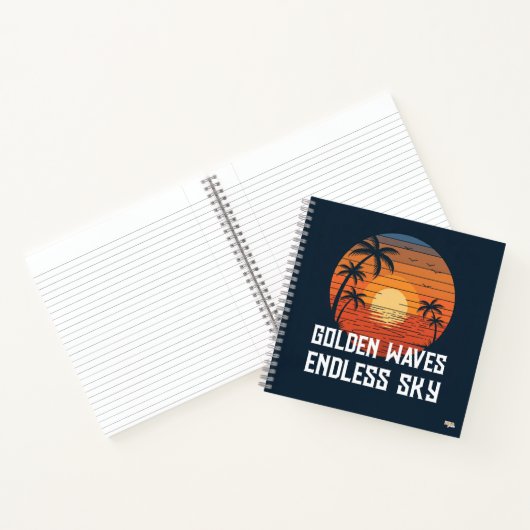 Cuaderno Golden Waves Endless Sky ノートブック (内部)
