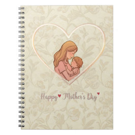Cuaderno Happy Mother's Day Floral ノートブック