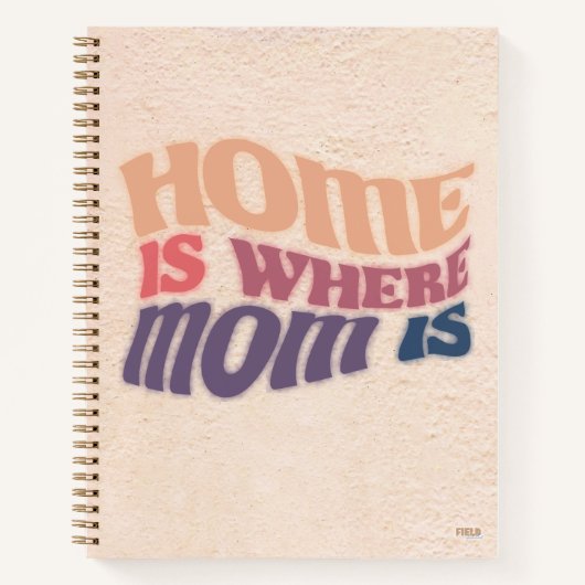 Cuaderno Home is Here Mom Is ノートブック (正面)