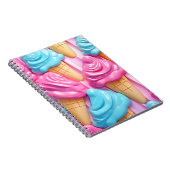 Cuaderno Ice Cream Kawaii Helados ノートブック (右側)