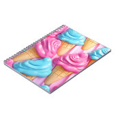 Cuaderno Ice Cream Kawaii Helados ノートブック (左側)