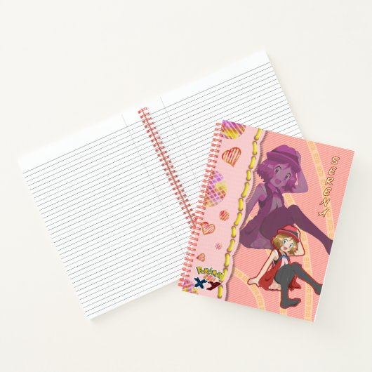 Cuaderno of Serena pokemon ノートブック (内部)