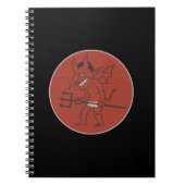 Cuaderno original personalizado satanista diablo.  ノートブック (正面)