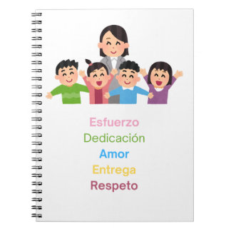 Cuaderno para la maestra ノートブック