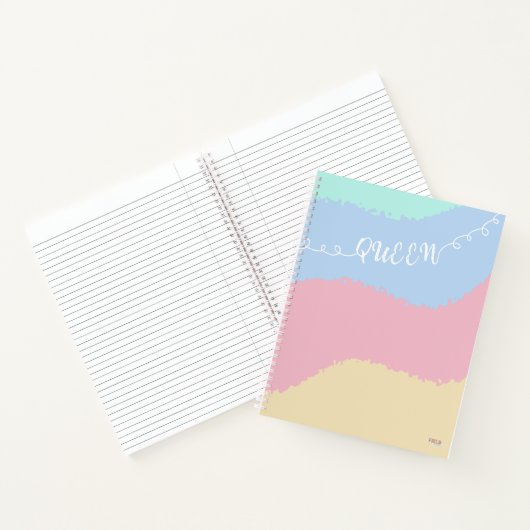 Cuaderno Pastel Queen Elegance ノートブック (内部)
